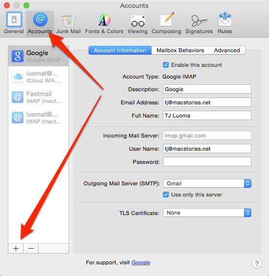 Insert On Gmail For Mac Versus Delete